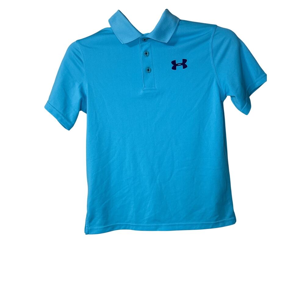 Under Armour Blue Performance‎ Polo Shirt YLarge